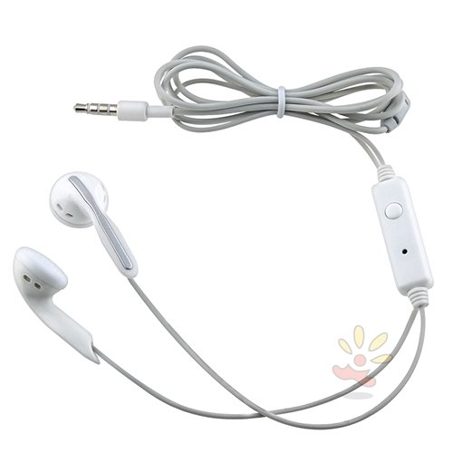 Everydaysource White Universal 3.5mm Stereo Headset w On-off