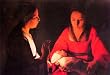 Georges de La Tour (The newborn child (birth of Christ?)) Art Poster Print - 11x17