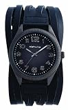 Kahuna Men's Black Strap Watch AKUS-0053G