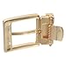 1 1/4 Inch (34 mm) Nickel Free Brass or Gold Clamp Belt Buckle