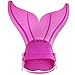 Kids Girls Adjustable Swimming Monofin Flippers Swimmable Mermaid Tail
