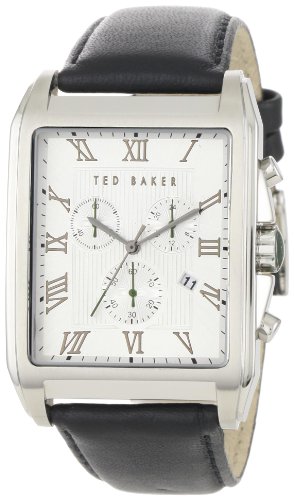 Ted Baker Men's TE1059 Quality Time Classic Rectangle Analog Multi-Function Case Watch
