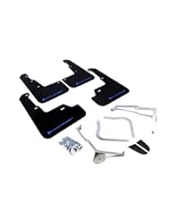 Automotive Parts and Accessories: Rally Armor 15+ Subaru WRX & STi Sedan Only UR Black Mud Flap w/ Blue Logo - Rally Armor