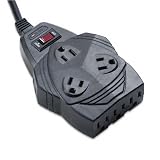 Fellowes Products - Fellowes - Mighty 8 Surge Protector w/Phone/Fax Protect, 8 Outlets, 6ft Cord - Sold As 1 Each - Space for up to 5 AC adapters. - 15-amp circuit. - LED indicator light. - 6-ft. power cord with right-angle plug. -