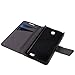 Okeler Fashion PU Leather Wallet Magnetic Flip Case Cover for Lenovo A820 A820T Black with Free Pen