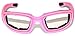 Womens Pink Padded Foam Motorcycle Biker Glasses Goggles 99% UV protection