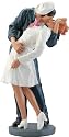 19" World War II Classic Sailor American Nurse Love Statue Sculpture Figurine...