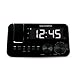 Magnasonic MAAC500 AM/FM Projection Clock Radio with WakeUp! Battery Backup Alarm, Jumbo 1.2 inch LED Display, SelfSet Auto Time Set & Dual Alarm