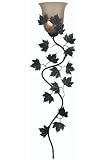 Mapleleaf Wallchiere 52"h X 16"w Bronze