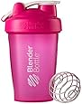 BlenderBottle Classic Loop Top Shaker Bottle, Pink, 20 Ounce