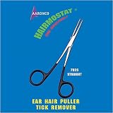 Hairmostat by Aaronco - 5.5 inch Straight Non-Locking with Vinyl Coated Handles
