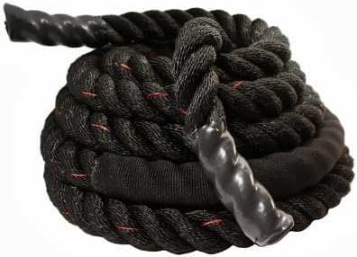 40' BLACK PolyDac CrossFit Battling Rope 1.5" diameter