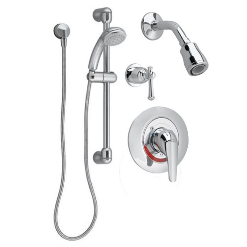 American Standard 1662213.002 Commercial Shower System Complete Kit, Polished Chrome