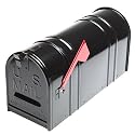 Fulton Corp Us#1-1/2 Black Rural Mailbox 1-1/2C-BLK