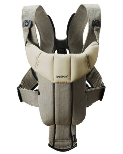 BABYBJÖRN Baby Carrier Active Organic - Walnut/Khaki
