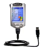 Classic Straight USB Cable for the Compaq iPAQ 3970 with Power Hot Sync and Charge capabilities - Gomadic Brand w/ TipExchange Technology