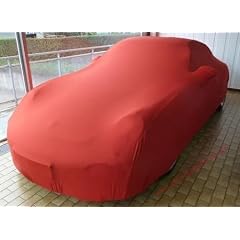 Vollgarage Mikrokontur� Rot mit Spiegeltaschen f�r Porsche Boxster 986 & 987