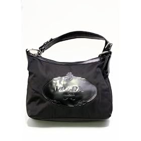 Prada Fabric & Leather BR3212 Mid Sized Handbag