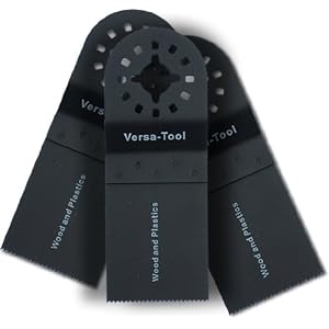 Versa-Tool MB3A 1-3/8-Inch Wood Cutting Universal Oscillating Saw Blade, 3 Pack