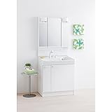 TOTO LDCF075BHGEN2A + LMCF075B3GFC2G （洗面化粧台 + 三面鏡750mmセット）