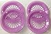 Plastic Paper Plate Holders, Set of 4 (Lavender)