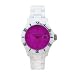 Toy Watch Unisex FL01WHVL Crystal Plasteramic Watch