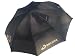 Gustbuster 68" Black Golfers Umbrella DrJoys Gold Logo