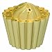Joster Fleur Daily Cupcake Flower Vase, Gold