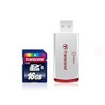 Transcend SDHC 16GB + card reader - T...