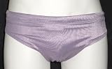 Mauve Drawstring Bikini Brief with Seamless Front