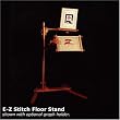 American Dream E-Z Stitch Floor Stand No Baste Scroll Frame with Graph Holder