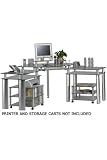Review Home Decorators Collection  / Nova Three-piece Corner Desk Set Clr Gls/silver