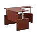 Mayline Aberdeen Height-Adjustable Desk with Straight Front with Return AT59LCR