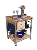John Boos & Co. Cuct06 Cucina Americana Cucina Toscano Chef's Cart 30x24x35
