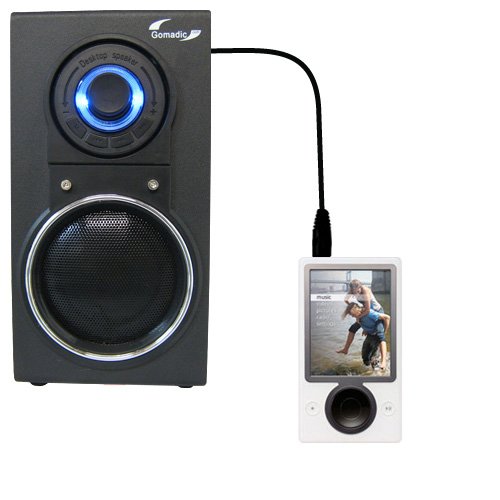 10 Watt Battery Powered Portable Amplified Audio Speaker with Dual charger also charges the Microsoft Zune (1st Generation)