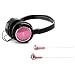 Lenco - HEP-100 - Casque st�r�o avec �couteurs intra auriculaire pour Lecteur mp3 - Rose