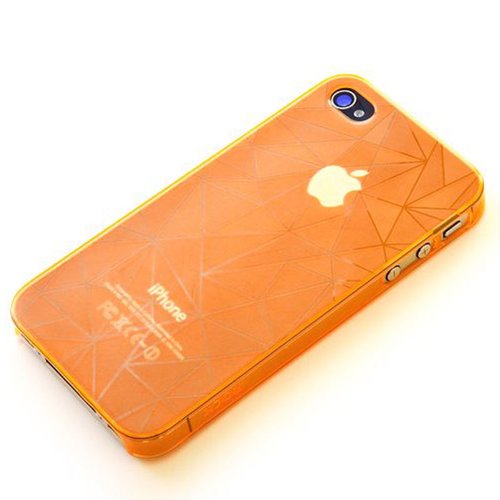 Orange ROCK dazzling serious case for Apple Iphone 4 4s