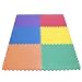 24 X 24 X ~5/8 Thick Rainbow Play Mats (Set of 6)