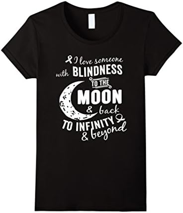 Women's Blindness Awareness Shirt For Women/Men/Kid Small Black