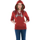 Touch by Alyssa Milano Tampa Bay Buccaneers Women's Laced Up Hooded Sweatshirt Extra Large