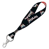 MLB Miami Marlins Reversible Key Strap ()