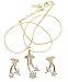 Earring and Pendant Sets Costume Jewelry with Cubic-Zirconia Gemstones Hand Engraved Indian Style (kps4)