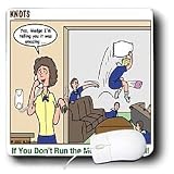 Rich Diesslins Funny KNOTS Scouting Cartoons - If You Dont Run the Meeting, They Will - Mouse Pads