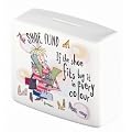 Born To Shop Ceramic Money Boxes - Shoe Fund Money Box. As shown