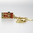 Bejeweled Digital USB 1.0/2.0 Enameled Keychain with 2GB Flash Memory/Drive, With You