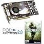 XFX GeForce 8800 GS XXX Video Card - Alpha Dog Edition, FREE Call of Duty 4 PC Game, 384MB DRR3, PCI Express 2.0, SLI Ready, (Dual Link) Dual DVI, HDTV