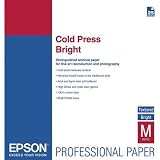 Epson Fine Art Cold Press Bright - Two-sided smooth cotton rag paper - 21 mil - 17 in x 22 in - 340 g/m2 - 25 sheet(s)