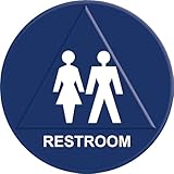 UPC 762529010723 product image for Lynch Signs 12 in. Sign Blue Circle and Triangle Plastic Unisex | upcitemdb.com