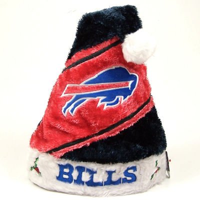 Buy BUFFALO BILLS OFFICIAL LOGO CHRISTMAS SANTA HAT by Forever Collectibles