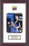 Novak Djokovic - 2008 Australian Open - Framed 8x10 Photograph with Towel Piece